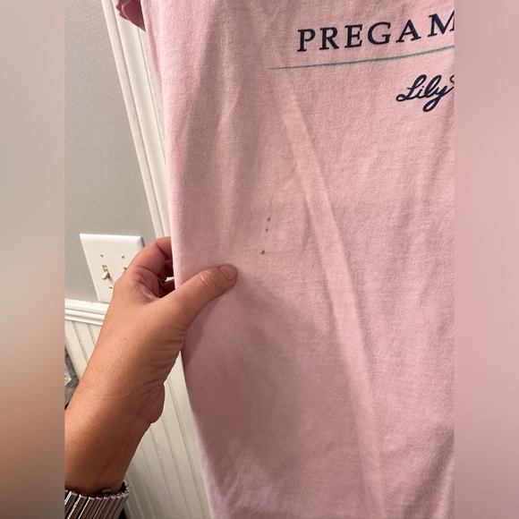 Lily Grace Pregame or Bust Graphic T-Shirt, Pink Tailgate Theme Size XL - Picture 11 of 12